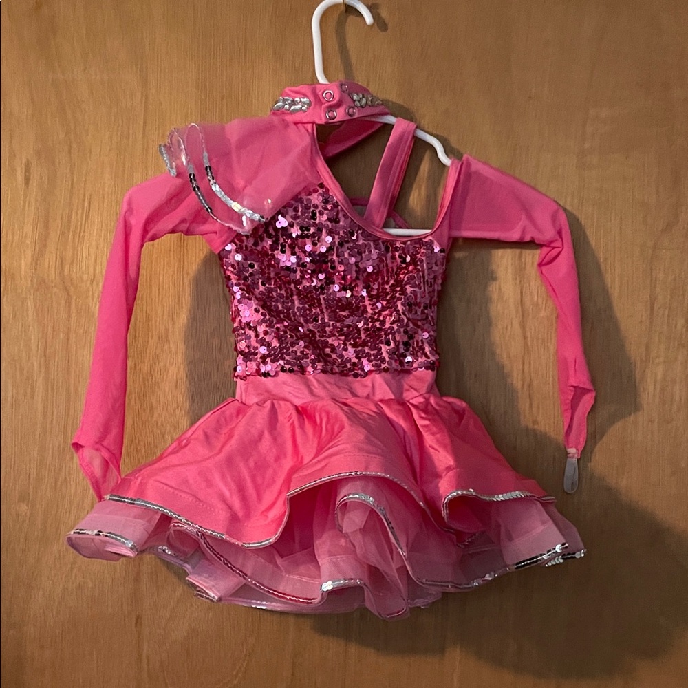 Weissman Pink Sequin Dance Costume - Picture 4 of 5